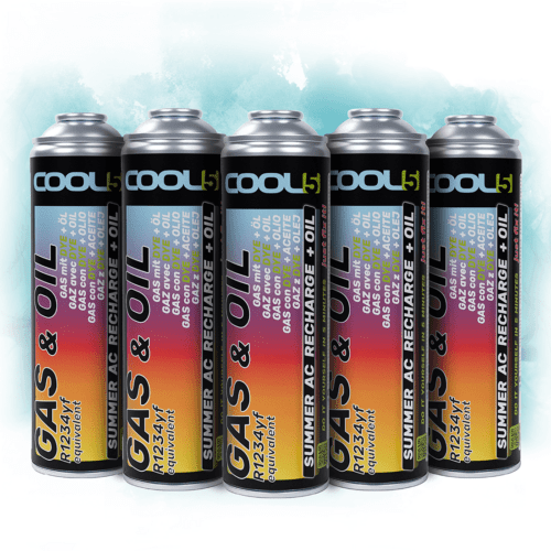 5x COOL5 2in1 Summer AC Recharge R1234yf 290g